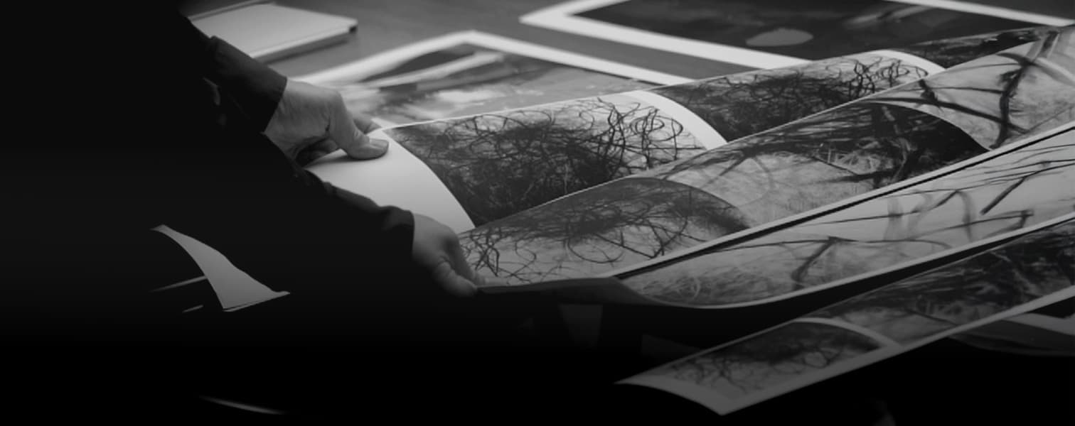 Printing machine close-up