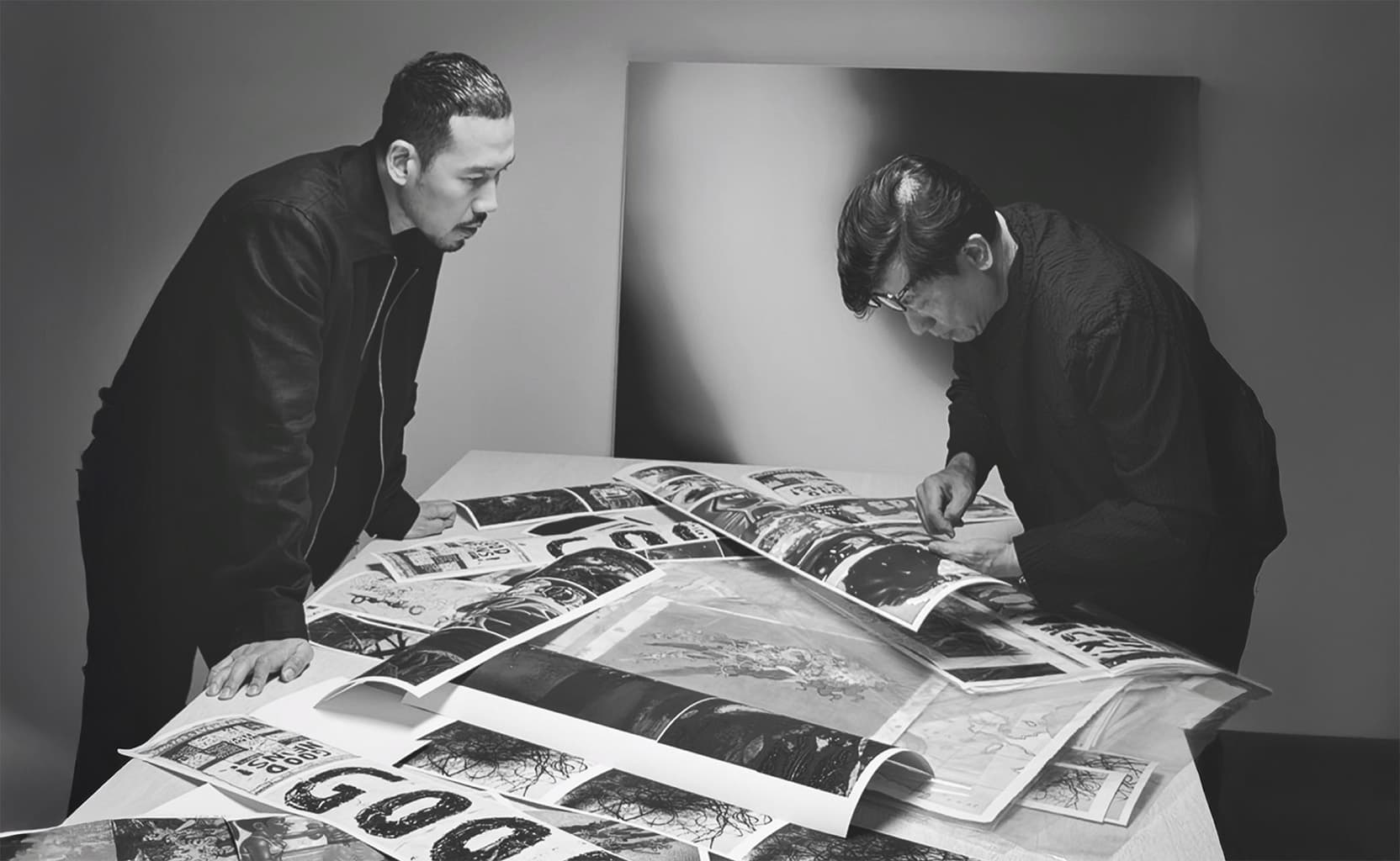 Artists collaborating